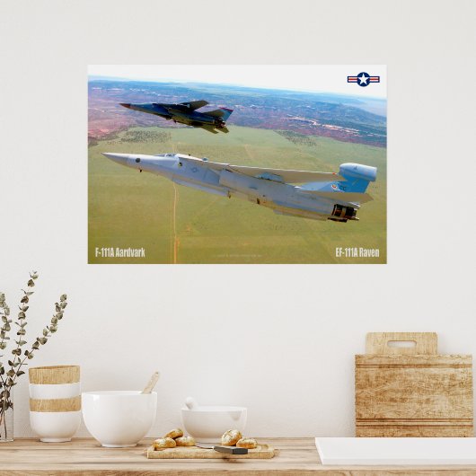 F-111A AARDVARK und EF-111A RAVEN Poster (Küche)