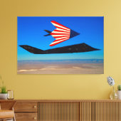 F-117 NIGHTHAWK 32x48 Leinwanddruck (Insitu (Wohnzimmer))
