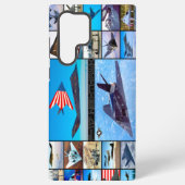 F-117 NIGHTHAWK "MONTAGE" SAMSUNG GALAXY HÜLLE (Rückseite)