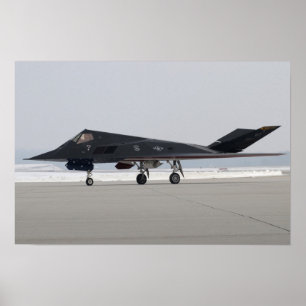 F-117 Nighthawk Targeting Aircraft Poster
