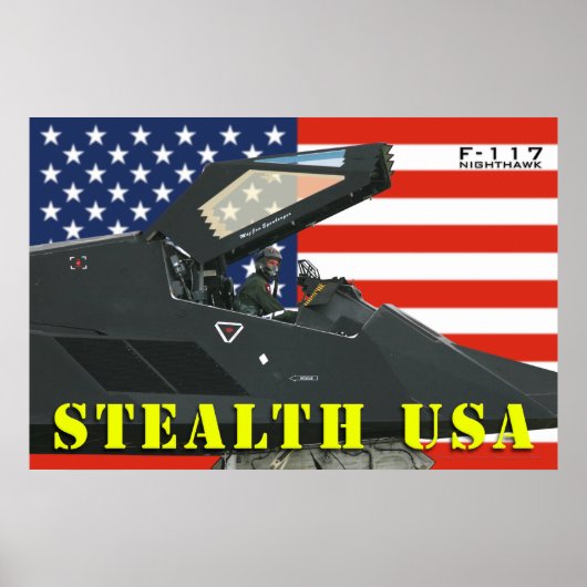 F-117 Stealth USA Poster (Vorne)