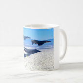 F-117A NIGHTHAWK - F-4 F-15 F-22 KAFFEETASSE (VorderseiteRechts)