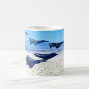 F-117A NIGHTHAWK - F-4 F-15 F-22 KAFFEETASSE