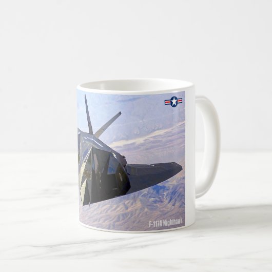 F-117A NIGHTHAWK KAFFEETASSE (VorderseiteRechts)