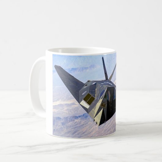 F-117A NIGHTHAWK KAFFEETASSE (Vorderseite Links)
