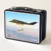 F-117A NIGHTHAWK METALL BROTDOSE (Rückseite)