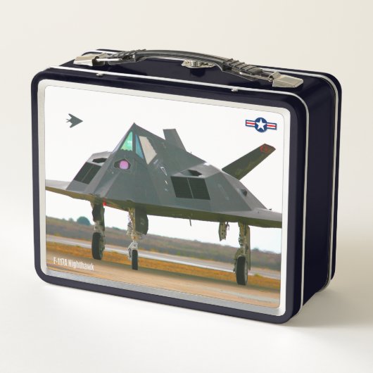 F-117A NIGHTHAWK METALL BROTDOSE (Rückseite)