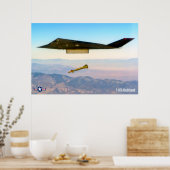 F-117A NIGHTHAWK POSTER (Küche)