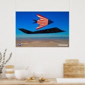 F-117A NIGHTHAWK POSTER (Küche)