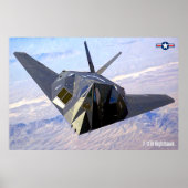 F-117A NIGHTHAWK POSTER (Vorne)