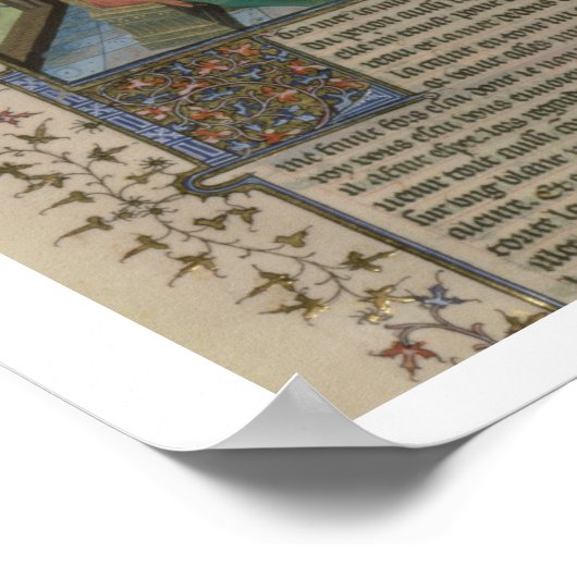 f.120 f.524v The Knights of the Round Table from Poster (Ecke)