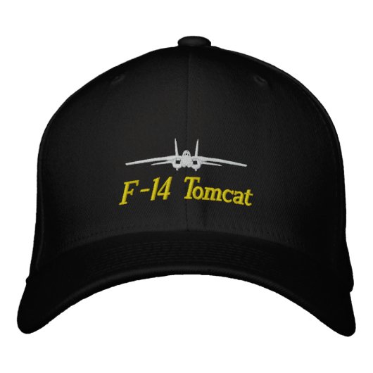 F-14 Golf Hat Bestickte Baseballkappe (Vorderseite)