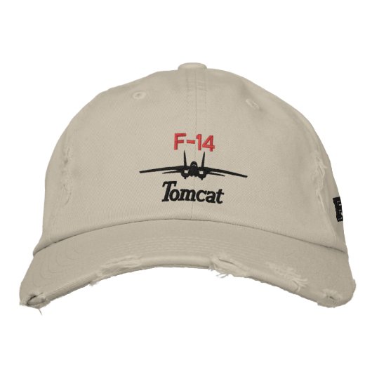 F-14 Golf Hat Bestickte Kappe (Vorderseite)