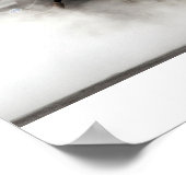 F-14 in Rauch Poster (Ecke)