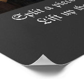 F-14 Jesus-Symbol-Poster Poster (Ecke)