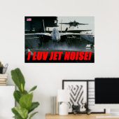 F-14 Jet Noise Poster (Heimbüro)