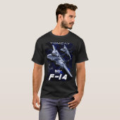 f 14 Kampfflugzeug T-Shirt (Vorne ganz)