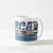 F-14 Piratenflagge-Tasse des Tomcat-VF-84 Kaffeetasse (VorderseiteRechts)