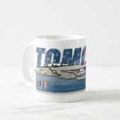 F-14 Piratenflagge-Tasse des Tomcat-VF-84 Kaffeetasse (Vorderseite Links)