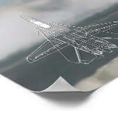 F-14 TOMCAT "AFTERBURNER" POSTER (Ecke)