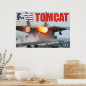 F-14 TOMCAT "AFTERBURNER" POSTER (Küche)