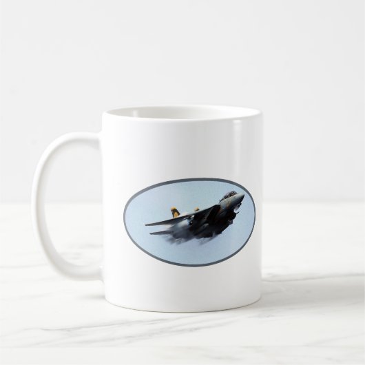 F-14 Tomcat Airfighter-Malerei Kaffeetasse (Links)