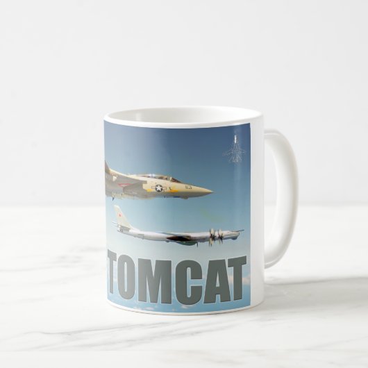 F-14 TOMCAT "BEAR" KAFFEETASSE (VorderseiteRechts)