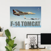 F-14 TOMCAT "BEAR" POSTER (Heimbüro)