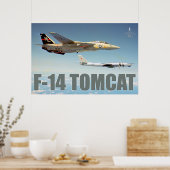 F-14 TOMCAT "BEAR" POSTER (Küche)