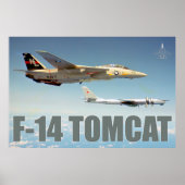 F-14 TOMCAT "BEAR" POSTER (Vorne)