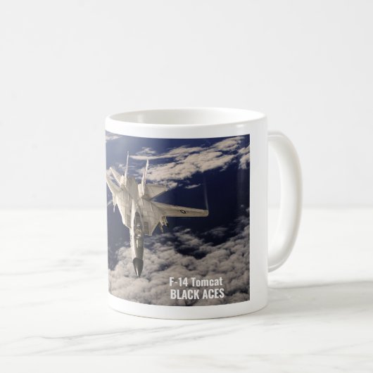 F-14 TOMCAT BLACK ACES KAFFEETASSE (VorderseiteRechts)