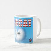 F-14 TOMCAT "BOOM"-Tasse Kaffeetasse (VorderseiteRechts)