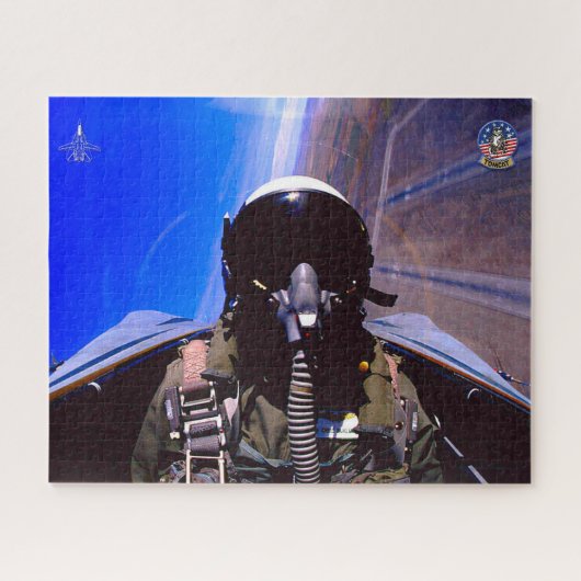 F-14 TOMCAT "BREAK" (16 x 20 Zoll) Puzzle (Horizontal)