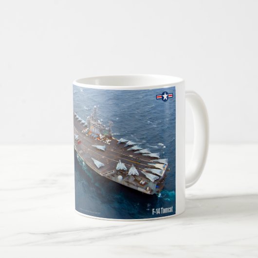 F-14 TOMCAT "CARRIER" KAFFEETASSE (VorderseiteRechts)