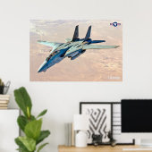 F-14 TOMCAT "DESERT PATROL" POSTER (Heimbüro)