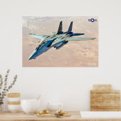 F-14 TOMCAT "DESERT PATROL" POSTER (Küche)