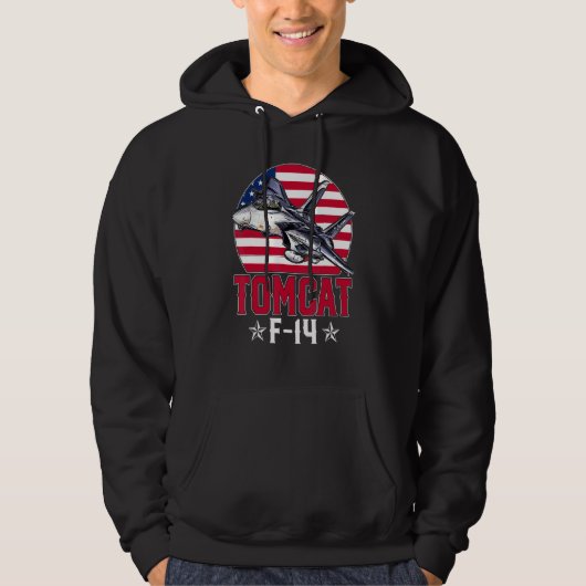 F 14 Tomcat Fighter Jet Hoodie (Vorderseite)