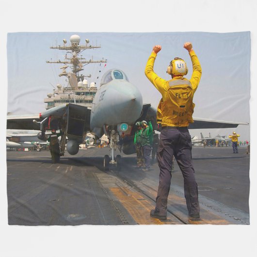 F-14 TOMCAT FLEECEDECKE (Vorderseite (Horizontal))