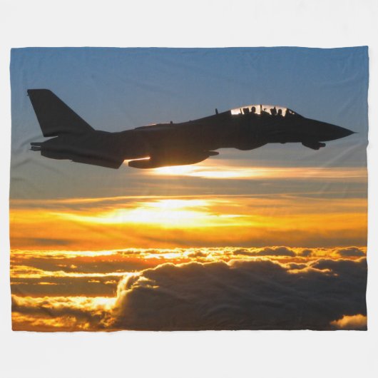 F-14 TOMCAT FLEECEDECKE (Vorderseite (Horizontal))