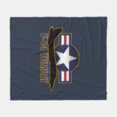 F-14 Tomcat Fleecedecke (Vorderseite (Horizontal))