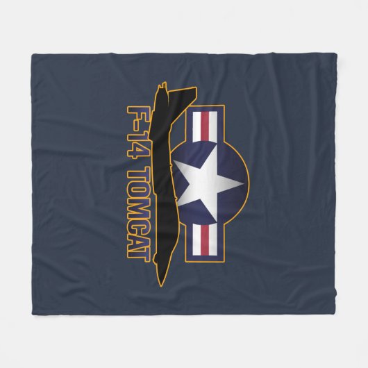 F-14 Tomcat Fleecedecke (Vorderseite (Horizontal))