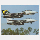 F-14 TOMCAT FLEECEDECKE (Vorderseite (Horizontal))