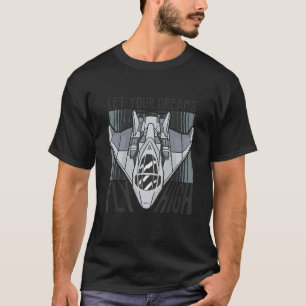 F 14 Tomcat Flight Vintag Jet Airplane Dreams Fl T-Shirt