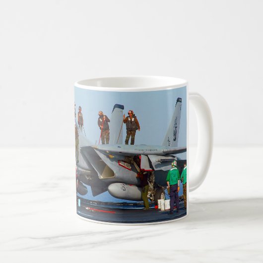 F-14 TOMCAT "FLIGHTDECK" KAFFEETASSE (VorderseiteRechts)