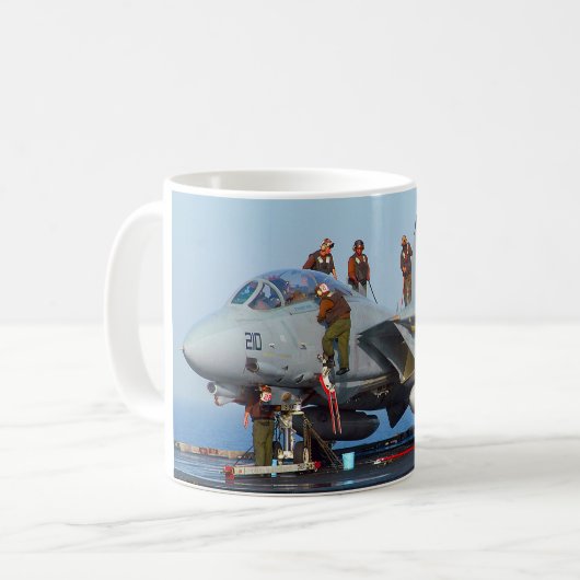 F-14 TOMCAT "FLIGHTDECK" KAFFEETASSE (Vorderseite Links)