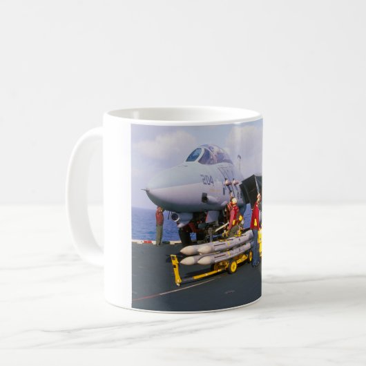 F-14 TOMCAT "FLIGHTDECK" KAFFEETASSE (Vorderseite Links)