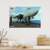 F-14 TOMCAT "FLIGHTDECK" POSTER (Küche)