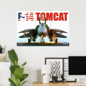 F-14 TOMCAT "FLIGHTDECK" POSTER (Heimbüro)