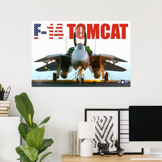 F-14 TOMCAT "FLIGHTDECK" POSTER (Heimbüro)