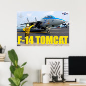F-14 TOMCAT "FLIGHTDECK" POSTER (Heimbüro)